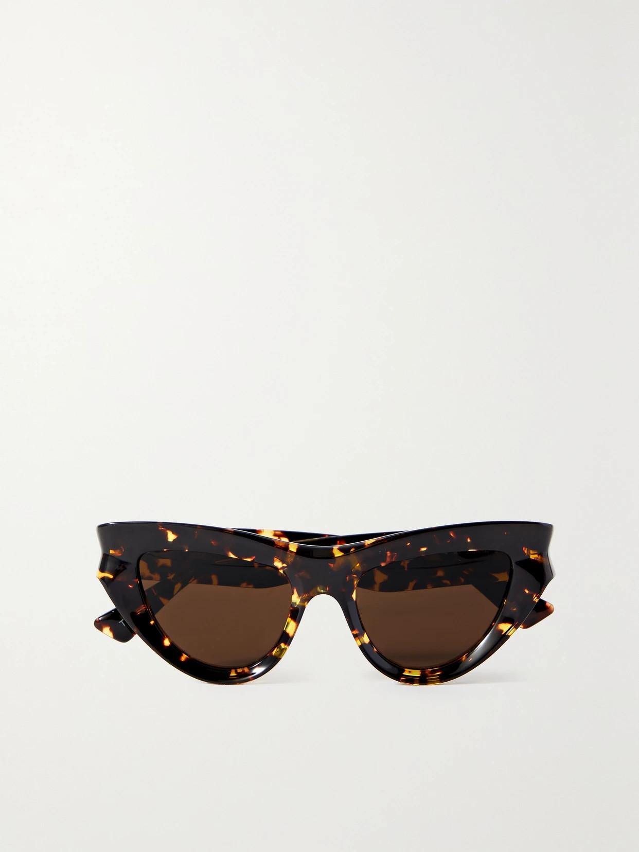 BOTTEGA VENETA EYEWEAR - Edgy Cat-eye Tortoiseshell Acetate Sunglasses - One size | NET-A-PORTER APAC