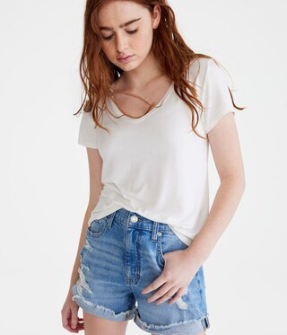 Seriously Soft V-Neck Tee | Aeropostale