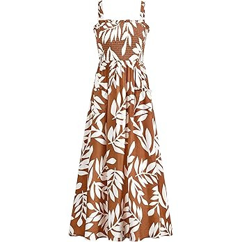 PRETTYGARDEN Womens Summer Dresses 2026 Casual Spaghetti Strap Ruffle Smocked Flowy Floral Spring... | Amazon (US)