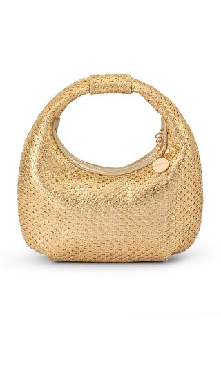 Eden Woven Bag in Gold | Revolve Clothing (Global)
