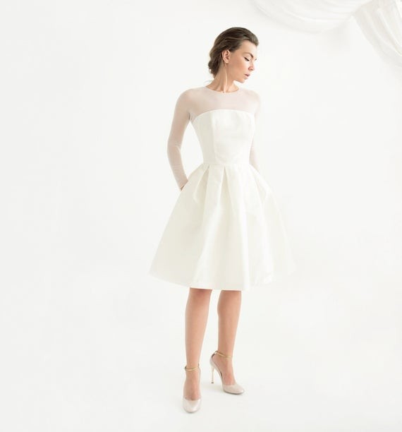 beautiful short wedding dresses