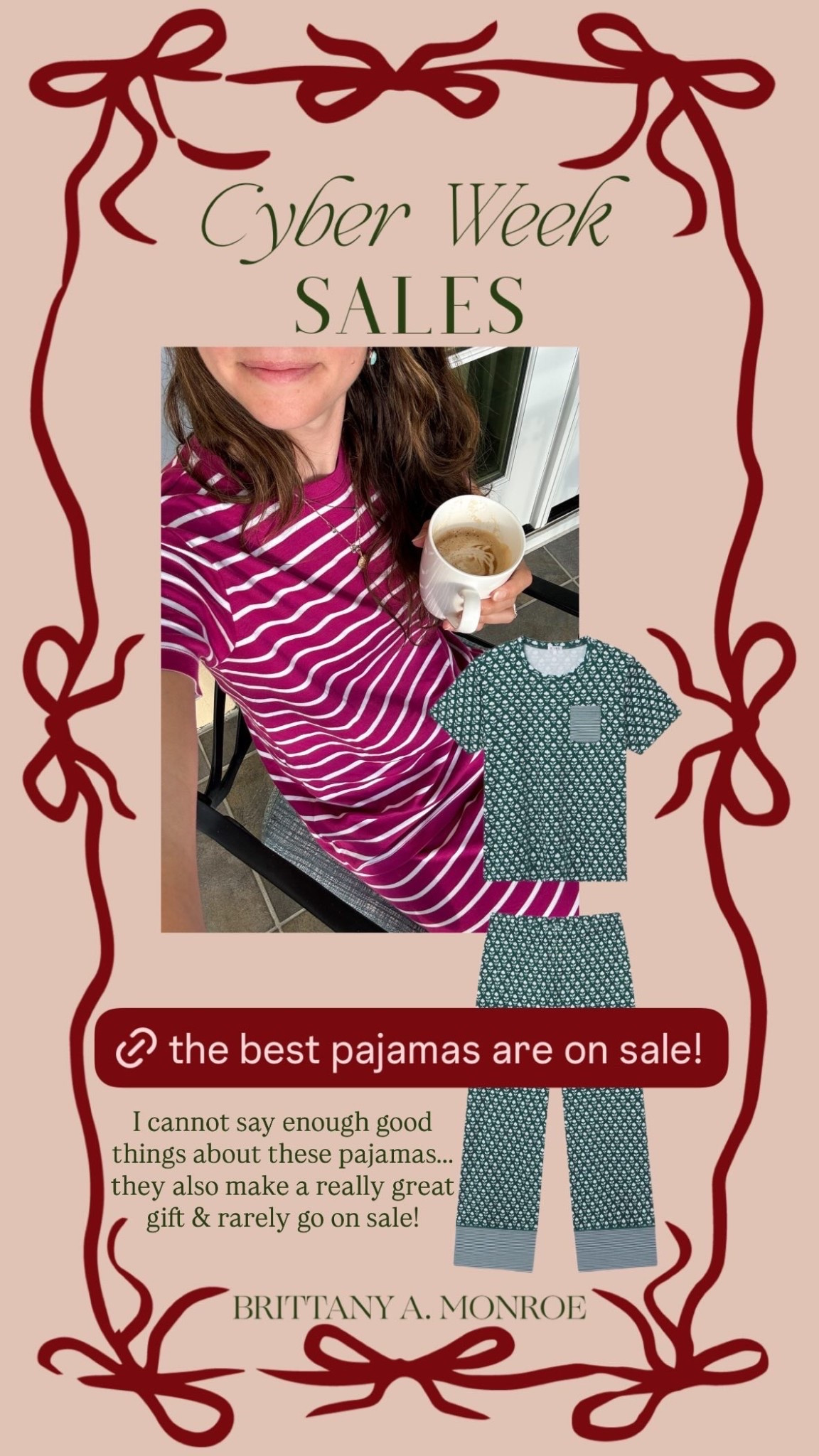 I cannot say enough good things about these pajamas….. they also make a really great gift (for you, for your mom, mother-in-law, etc!) & rarely go on sale! @lakepajamas

#LTKCyberWeek #LTKGiftGuide #LTKSaleAlert