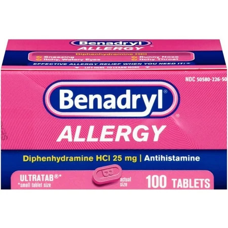 4 Pack - Benadryl Allergy Ultratab Tablets 100 ea | Walmart (US)