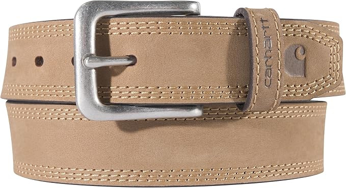 Carhartt Men's Casual Leather Triple Stitch Belts | Amazon (US)