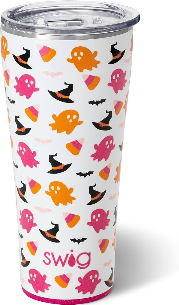 Amazon.com | Swig Life XL 32oz Tumbler, Insulated Coffee Tumbler with Lid, Cup Holder Friendly, D... | Amazon (US)