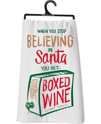 Primitives by Kathy Dish Towel - Boxed Wine - Macy's | Macy's