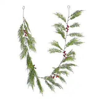 6ft. Cedar & Red Berry Garland by Ashland® | Michaels | Michaels Stores