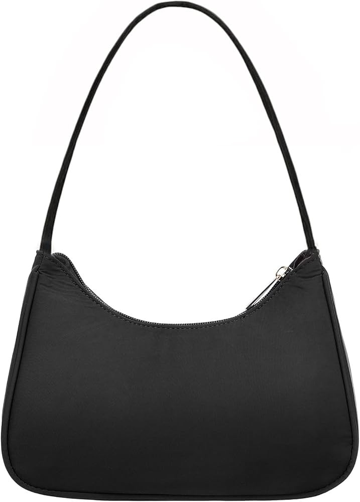 Shoulder Bags for Women, Cute Hobo Tote Handbag Mini Clutch Purse Zipper Closure | Amazon (US)