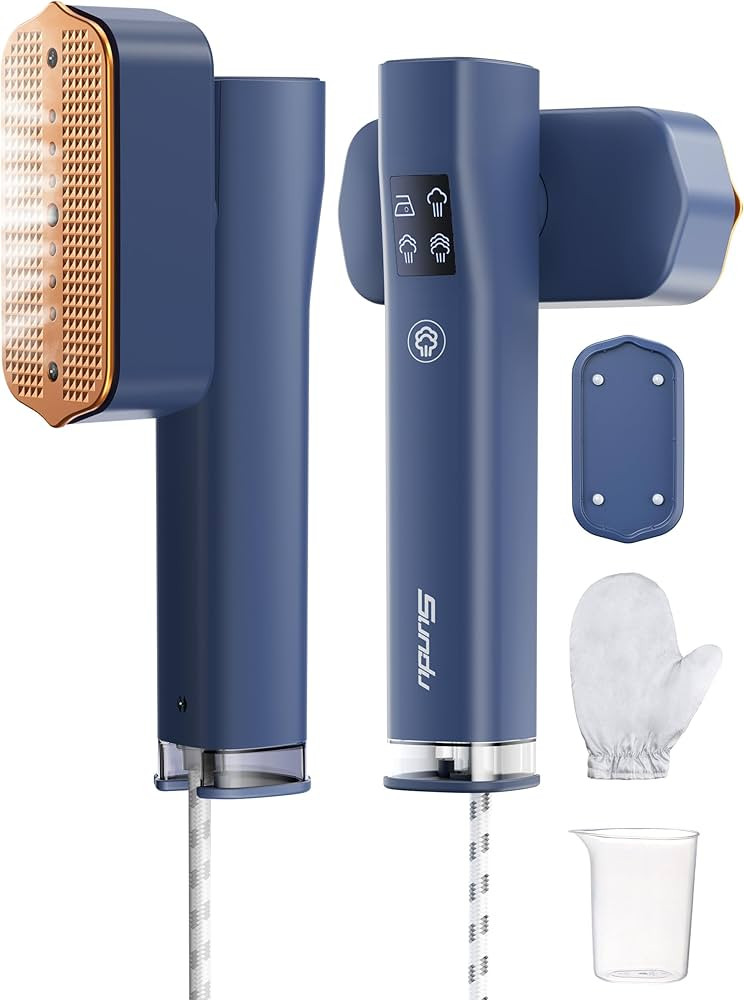 Sundu Steamer Dampfglätter, Reisedampfglätter für Kleidung, 2-in-1 Reisebügeleisen mit Dampf,... | Amazon (DE)
