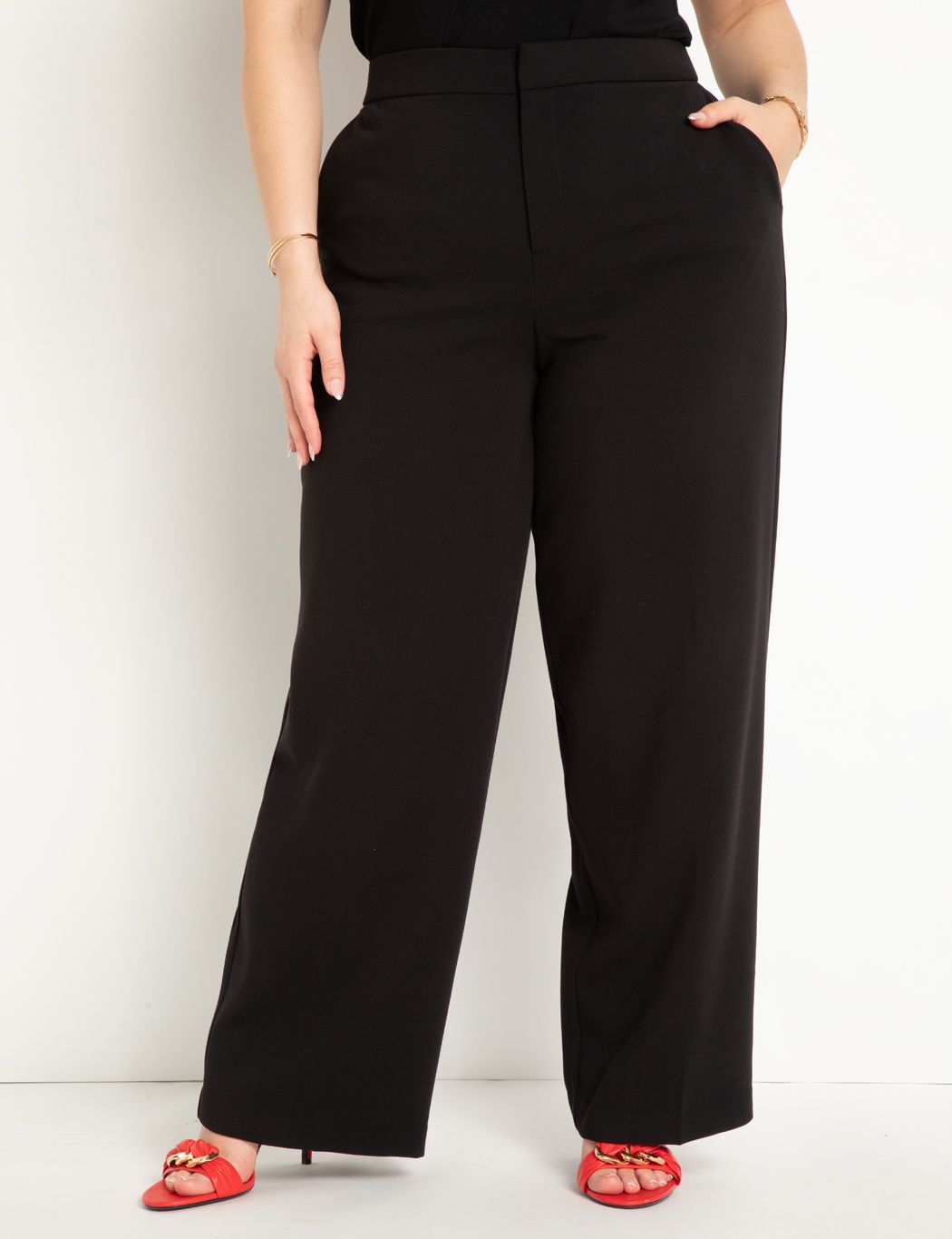 The 365 Suit Straight Leg Pant | Eloquii