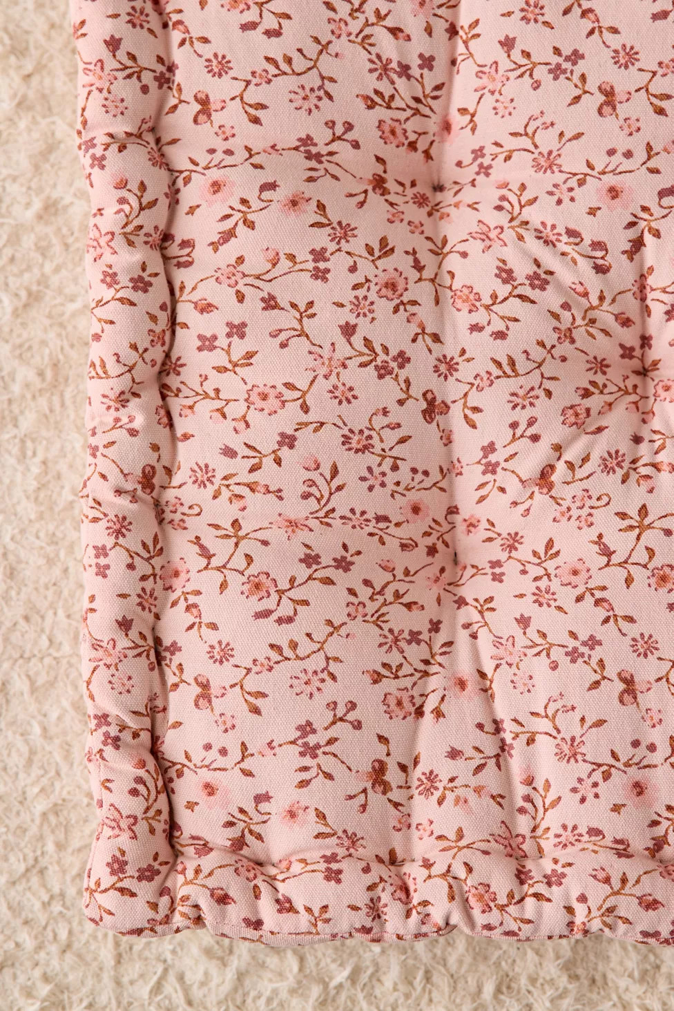 Printed Puffy Tufted Floor Pillow | Urban Outfitters (US and RoW)