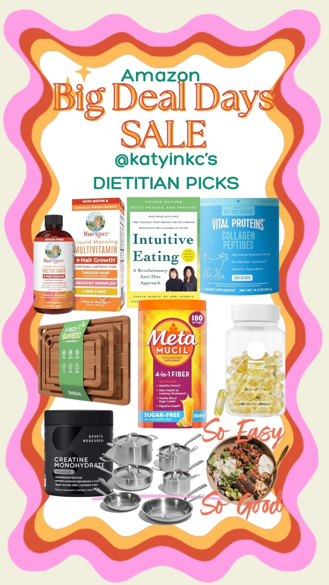 Amazon Big Deal Days are here! 🎉 Sharing my top dietitian-approved wellness picks you’ll actually use every day—supplements, kitchen staples, and lifestyle finds 💛 Tap to shop and save big today!
#AmazonBigDealDays #DietitianApproved #WellnessFinds #LTKSale #LTKAmazon

#LTKSaleAlert #LTKHome #LTKFindsUnder50
