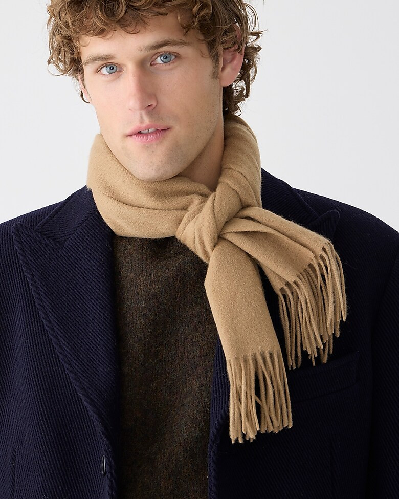 Solid cashmere scarf | J. Crew US
