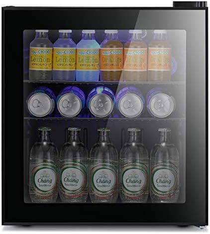 Antarctic Star Mini Fridge Cooler - 70 Can Beverage Refrigerator Glass Door Small Drink Soda Beer... | Amazon (US)