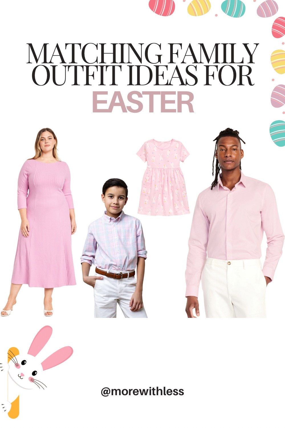 Get these cute matching outfits for the whole family this Easter! 💗🐣

#easter #easterfashion #matchingoutfits 

#LTKSeasonal #LTKFamily #LTKKids