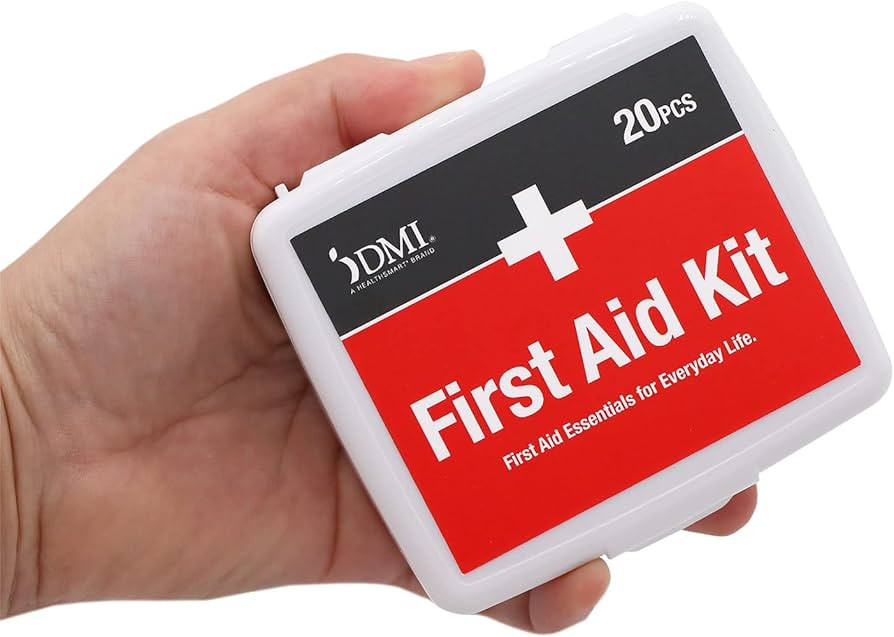 DMI Mini 20-Piece First-Aid Kit, All-Purpose Use for Minor Cuts and Scrapes, Durable Water-Resist... | Amazon (US)