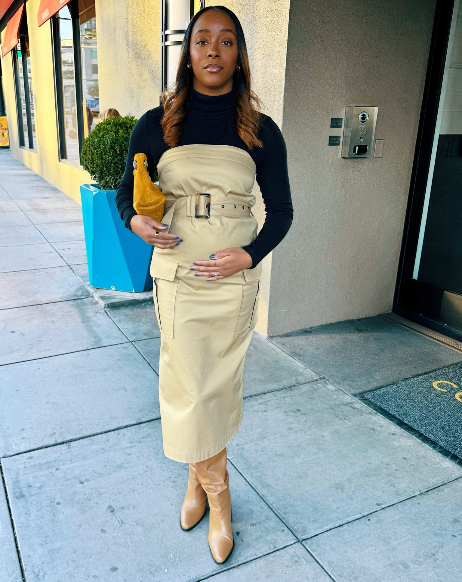 Layer long sleeve tops underneath summer dresses to get use out of them during the cold months! 