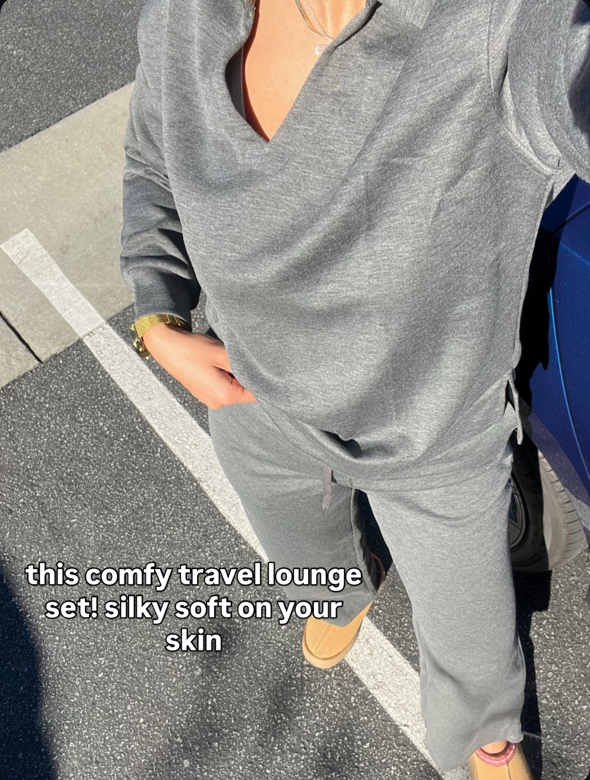 This travel lounge set! So comfy and silky on your skin! Just throw a coat over it 

#LTKSeasonal #LTKootd #LTKFindsUnder50