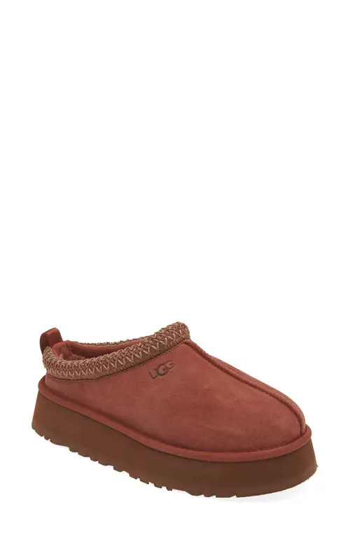 UGG(r) Tazz Platform Slipper in Red Jasper at Nordstrom, Size 5 | Nordstrom
