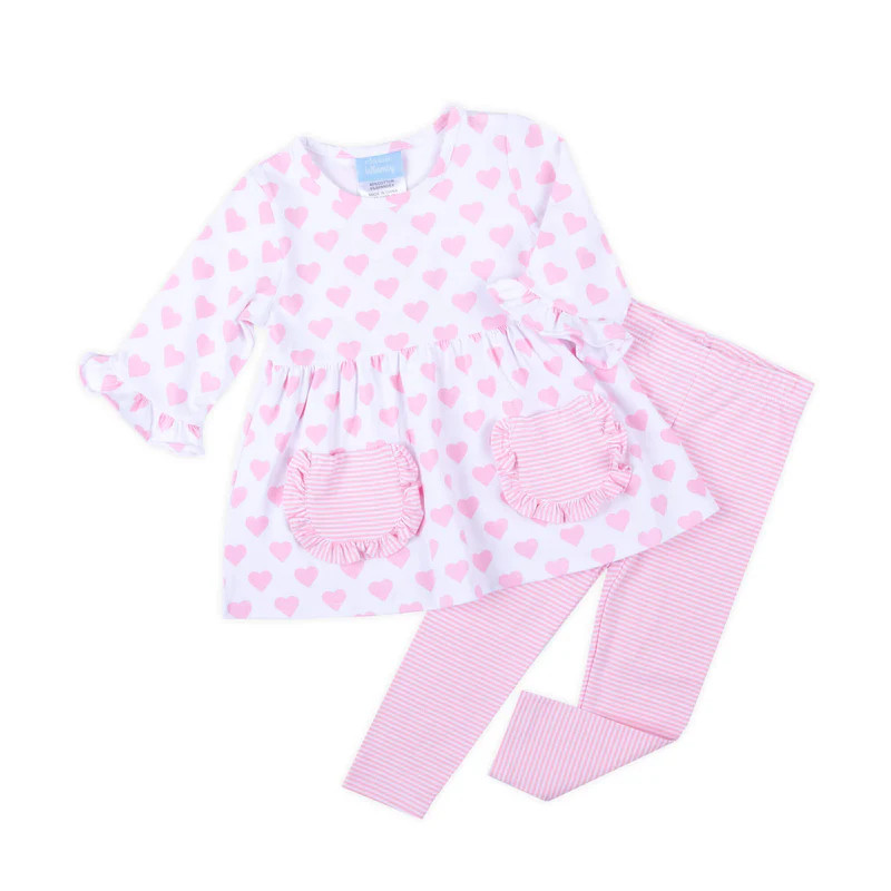 Darling Hearts Caroline Legging Set | Classic Whimsy