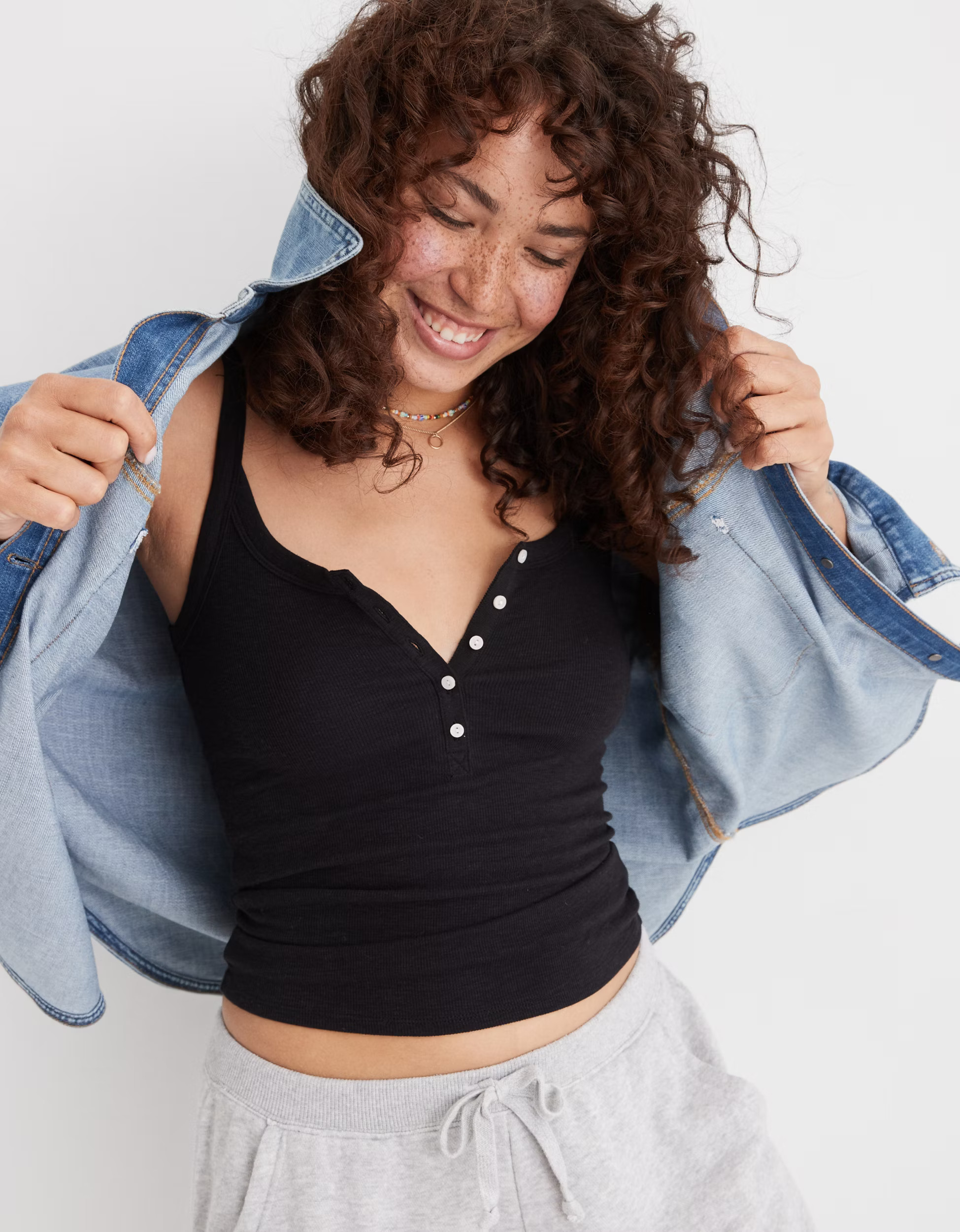 Aerie No BS Henley Tank Top | American Eagle Outfitters (US & CA)