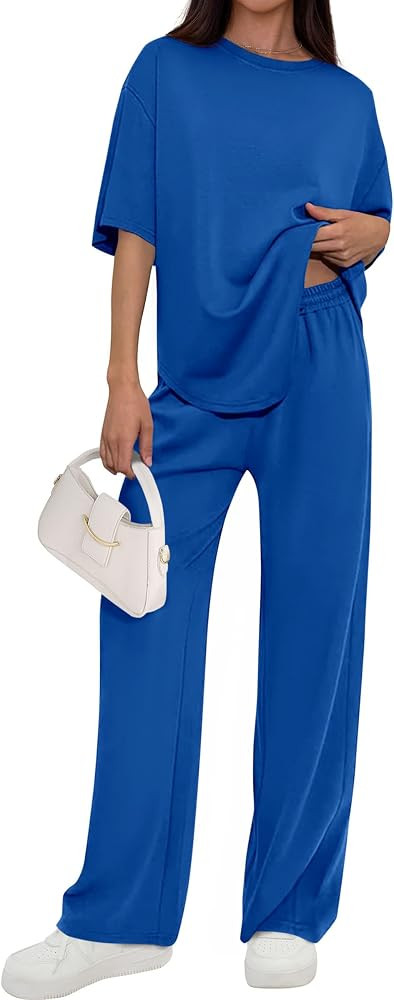 PRETTYGARDEN 2 Piece Lounge Sets Women Airport Travel Outfit | Amazon (US)