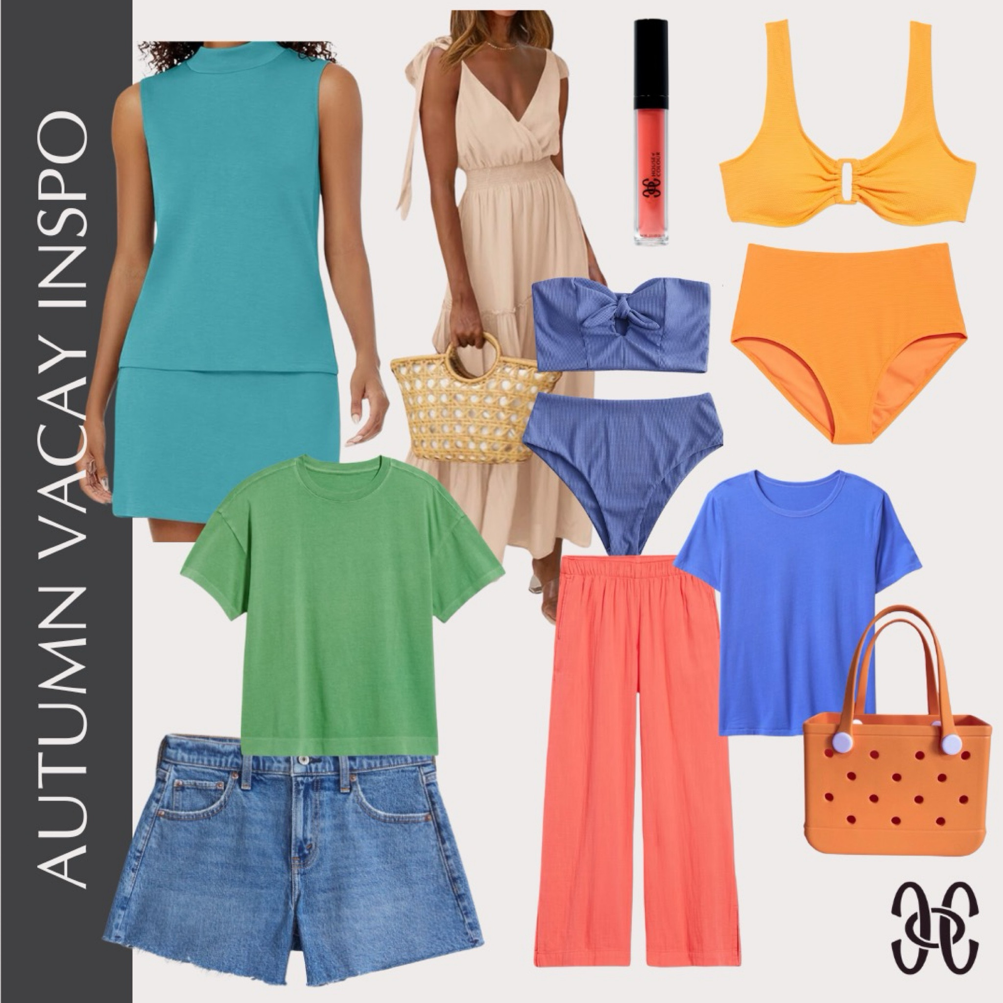 Love all of these vibrants colors for autumns. The perfect pieces for vacation, spring breaks and up coming warm temps  