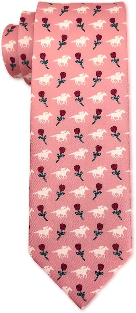 Horse Racing Ties Mens kentucky derby tie Horse Necktie Animal Men's Tie 3.27 inch (8.3CM) Horse ... | Amazon (US)