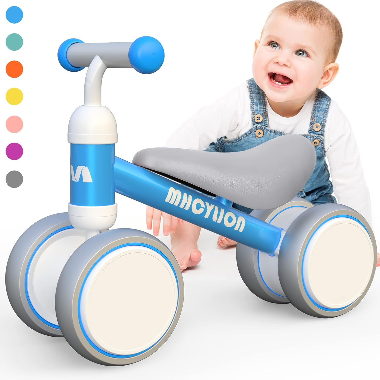 MHCYLION Baby Balance Bike Toys for 1 Year Old Gifts Boys Girls 10-24 Months Kids Toy Toddler Bes... | Amazon (US)