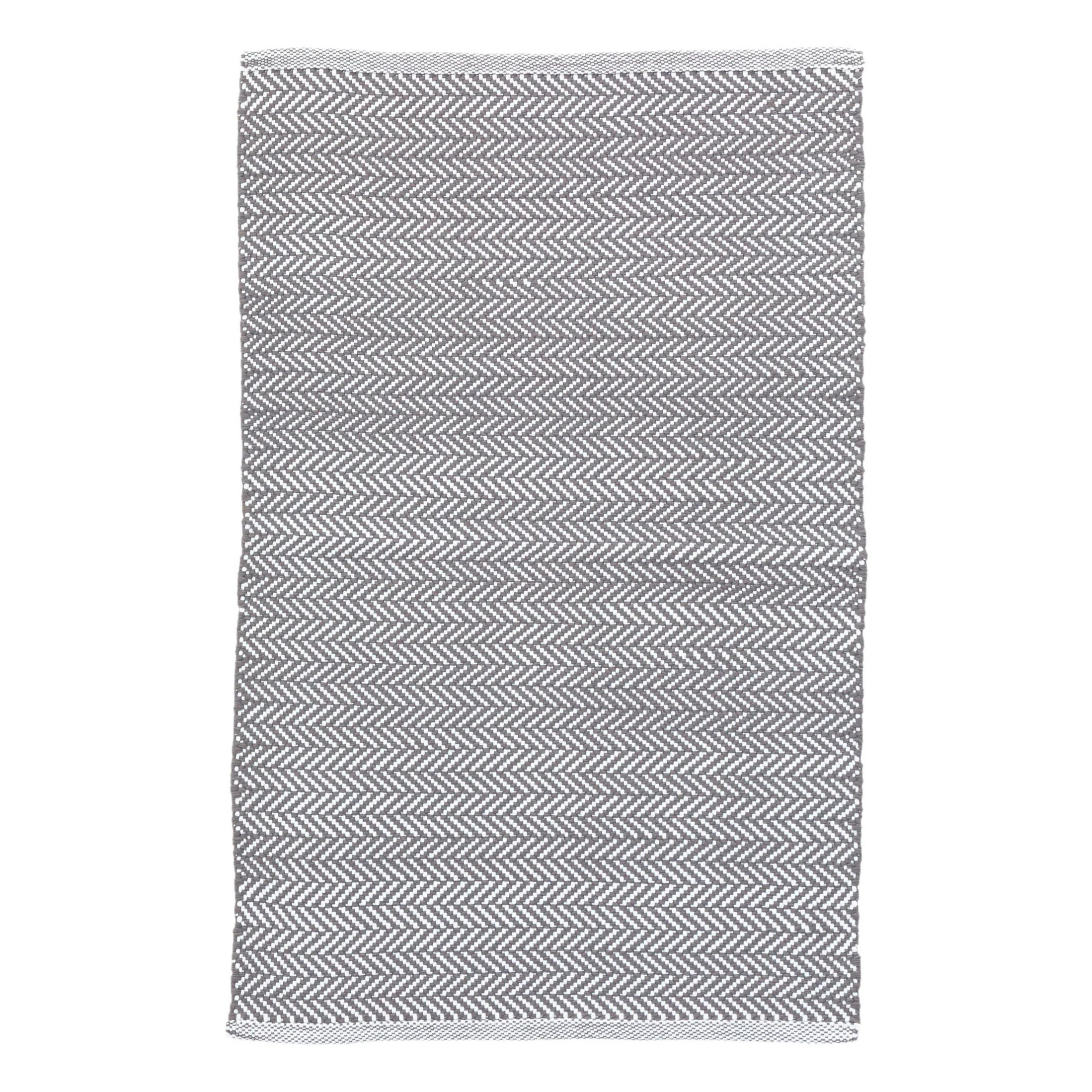 Herringbone Shale/white Handwoven Indoor/outdoor Rug - 10x14 | Annie Selke