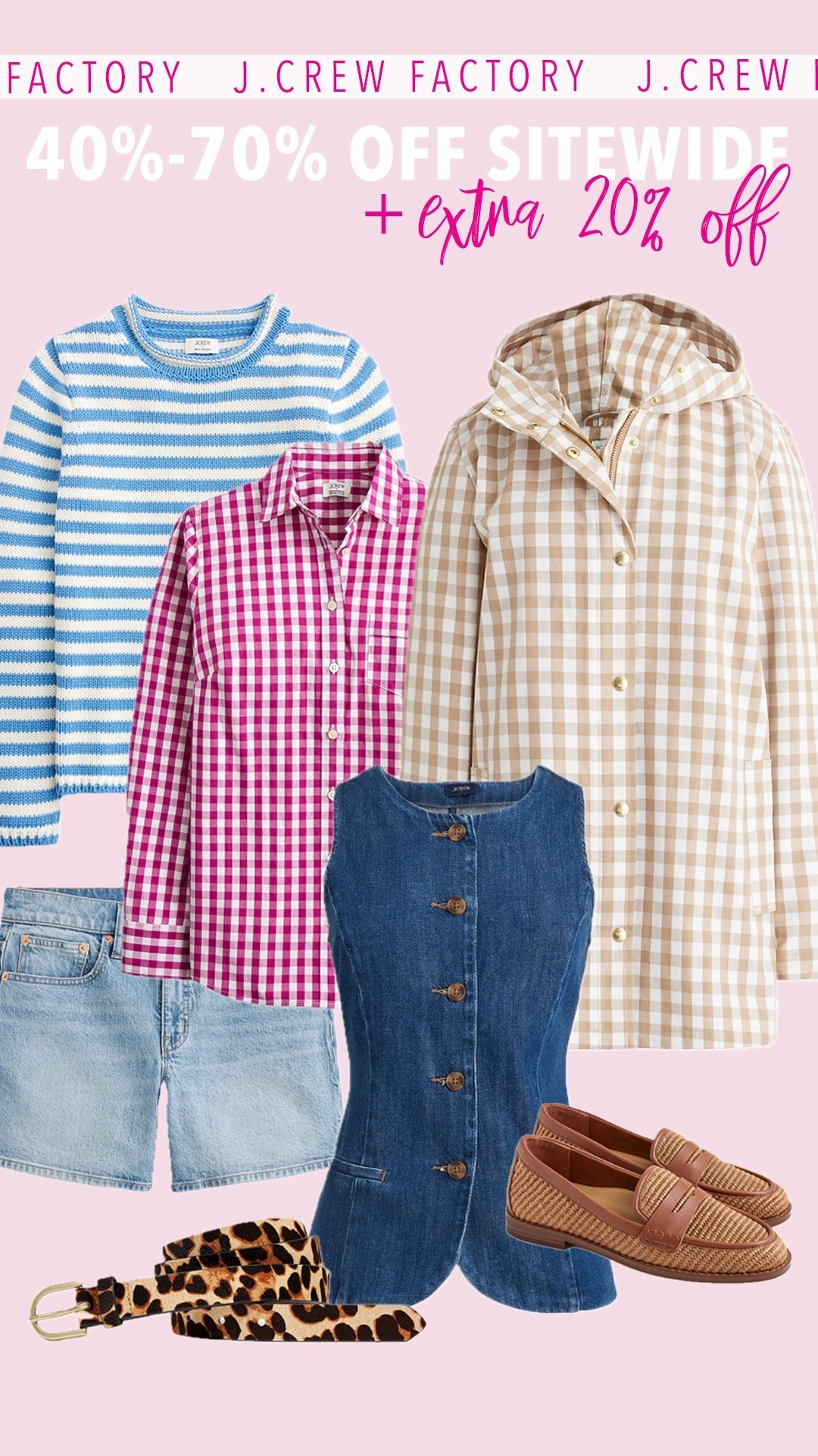 J Crew Factory Sale: 40-70% + an extra 20% off! | Hi Sugarplum! 

#LTKSeasonal #LTKOver40 #LTKSaleAlert