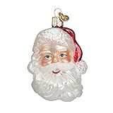 Old World Christmas Ornaments Mid-Century Santa Head Glass Blown Ornaments for Christmas Tree | Amazon (US)
