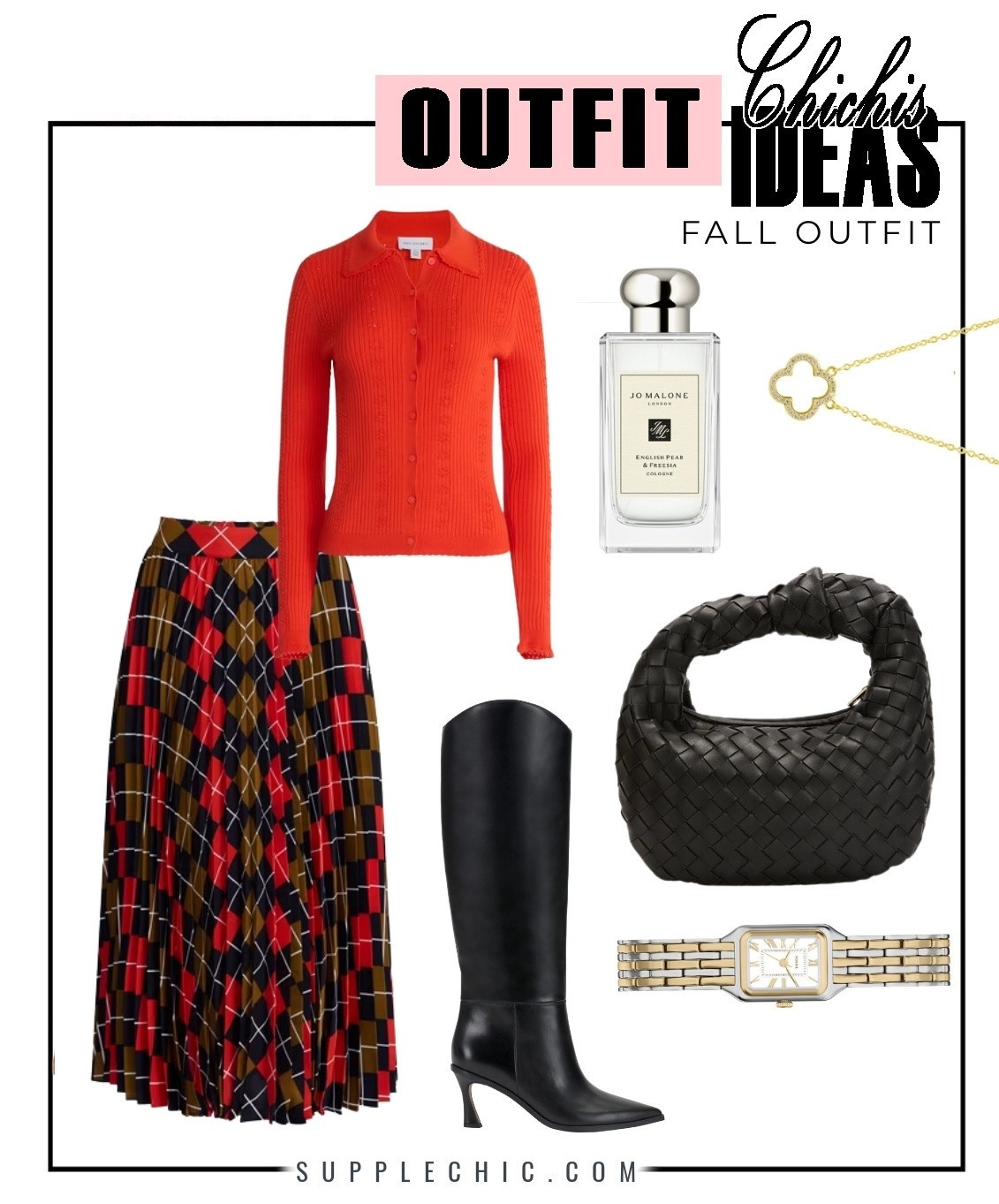 Looking for a fall outfit that feels classic but still stands out? A red button-up cardigan paired with a plaid maxi skirt and black knee-high boots brings just the right amount of color and texture. Fall outfit ideas, women's fall fashion, plaid maxi skirt outfit, red cardigan outfit, black knee-high boots, chic fall outfits, fall wardrobe essentials, modest fall outfit, fall fashion trends, plaid skirt styling, fall outfit inspiration.

#LTKootd #LTKMidsize #LTKstorytime