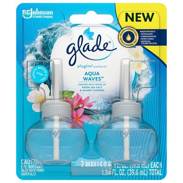 Glade Aqua Waves PlugIns Refill - 2ct | Target