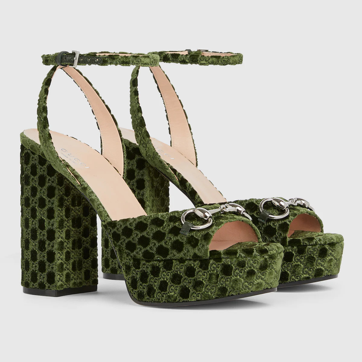 Gucci - Women's platform sandal with Horsebit | Gucci (US)