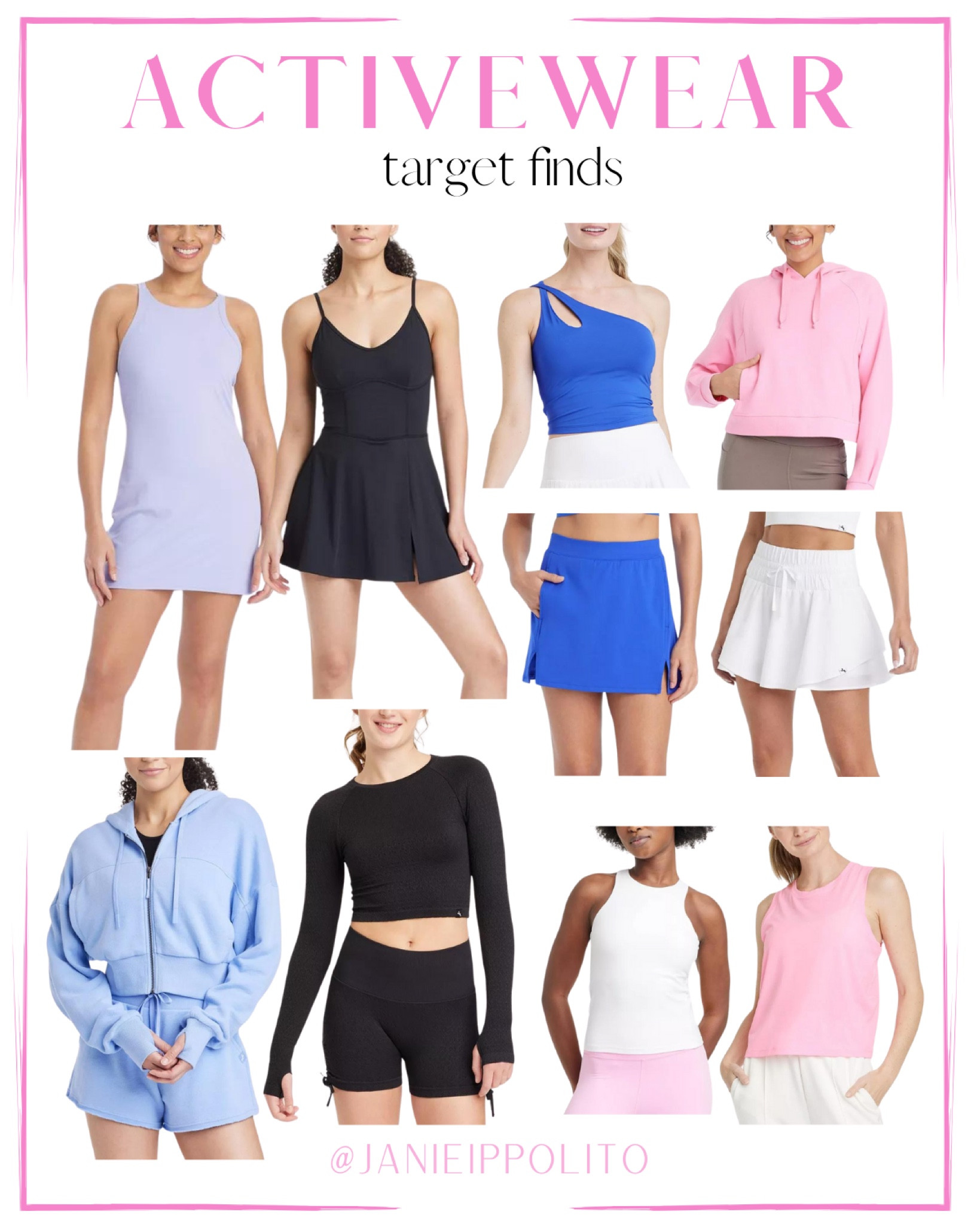 target exercise tops