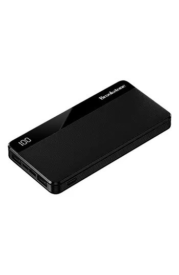 BROOKSTONE 10K Leather Power Bank in Black at Nordstrom Rack | Nordstrom Rack