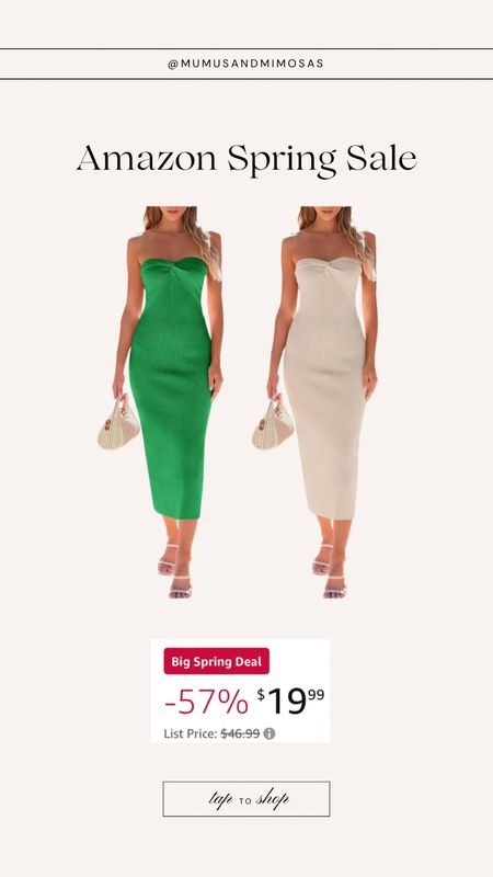 Amazon big spring sale
Spring and summer dresses midi dress

#LTKfindsunder100 #LTKfindsunder50 #LTKstyletip