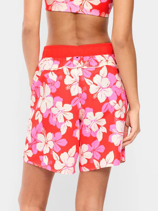 Mid-Rise Loose Swim Board Shorts | Old Navy (US)