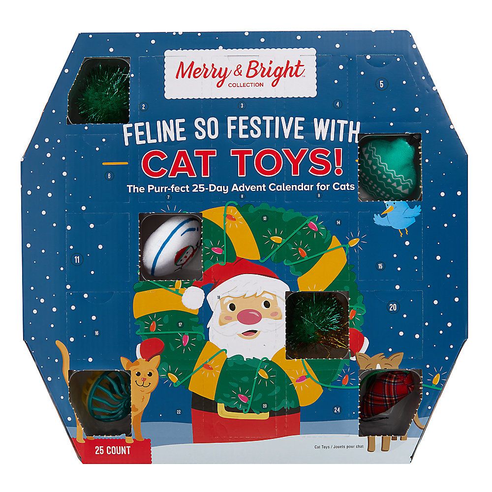 Merry & Bright&trade; Holiday Feline So Festive with Cat Toys 25-Day Advent Calendar | PetSmart