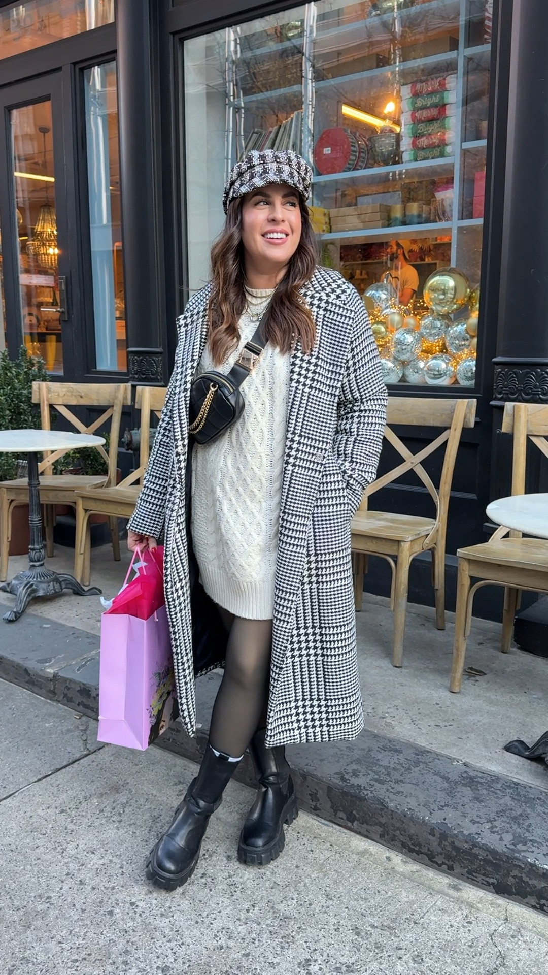 New York Coty outfit Day Two! Loving this sweater dress from Amazon and these fleece lined tights are so warm! 

Holiday outfit | holiday style | size medium | sweater dress | winter outfit

#LTKSeasonal #LTKHoliday #LTKfindsunder50