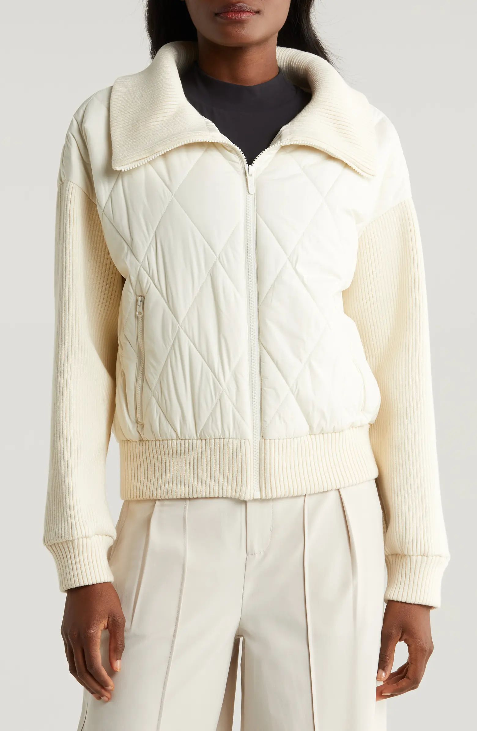 Hybrid Zip Front Jacket | Nordstrom