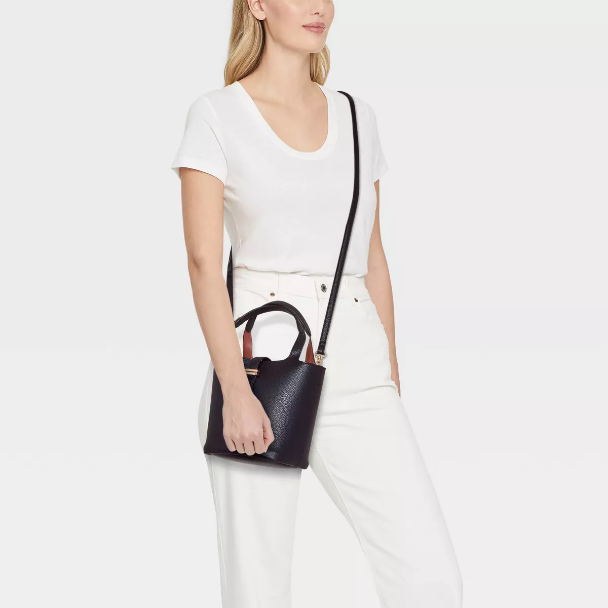 Mini Tulip Tote Handbag with Crossbody Strap - A New Day™ | Target