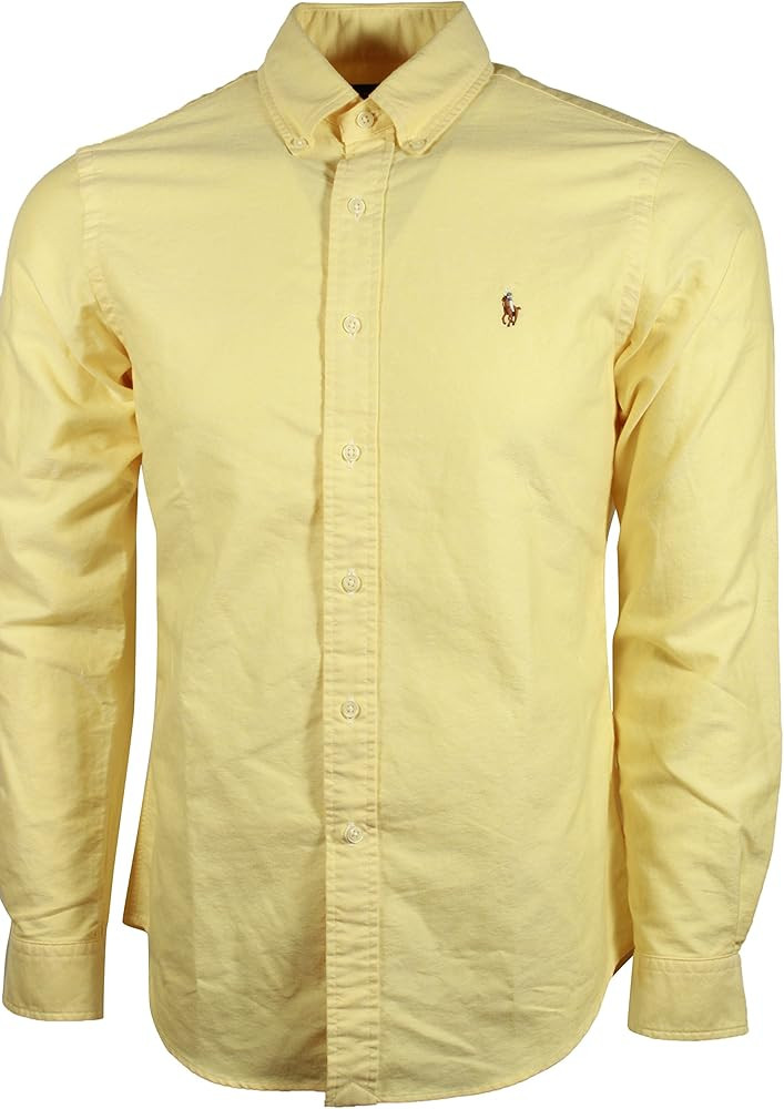 Ralph Lauren Polo Men's Long Sleeve Button-Down Oxford Shirt | Amazon (US)