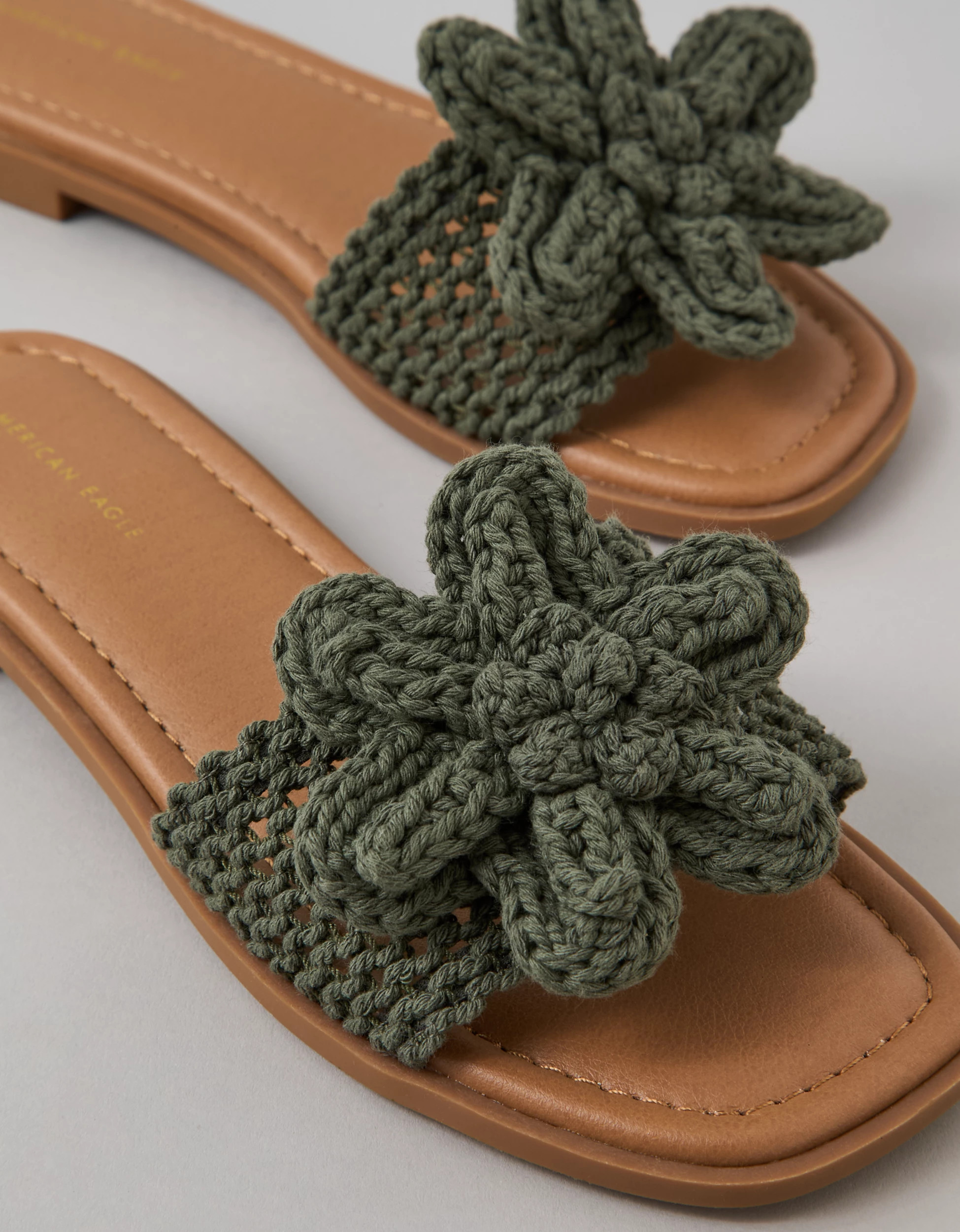 AE Crochet Flower Sandal | American Eagle Outfitters (US & CA)