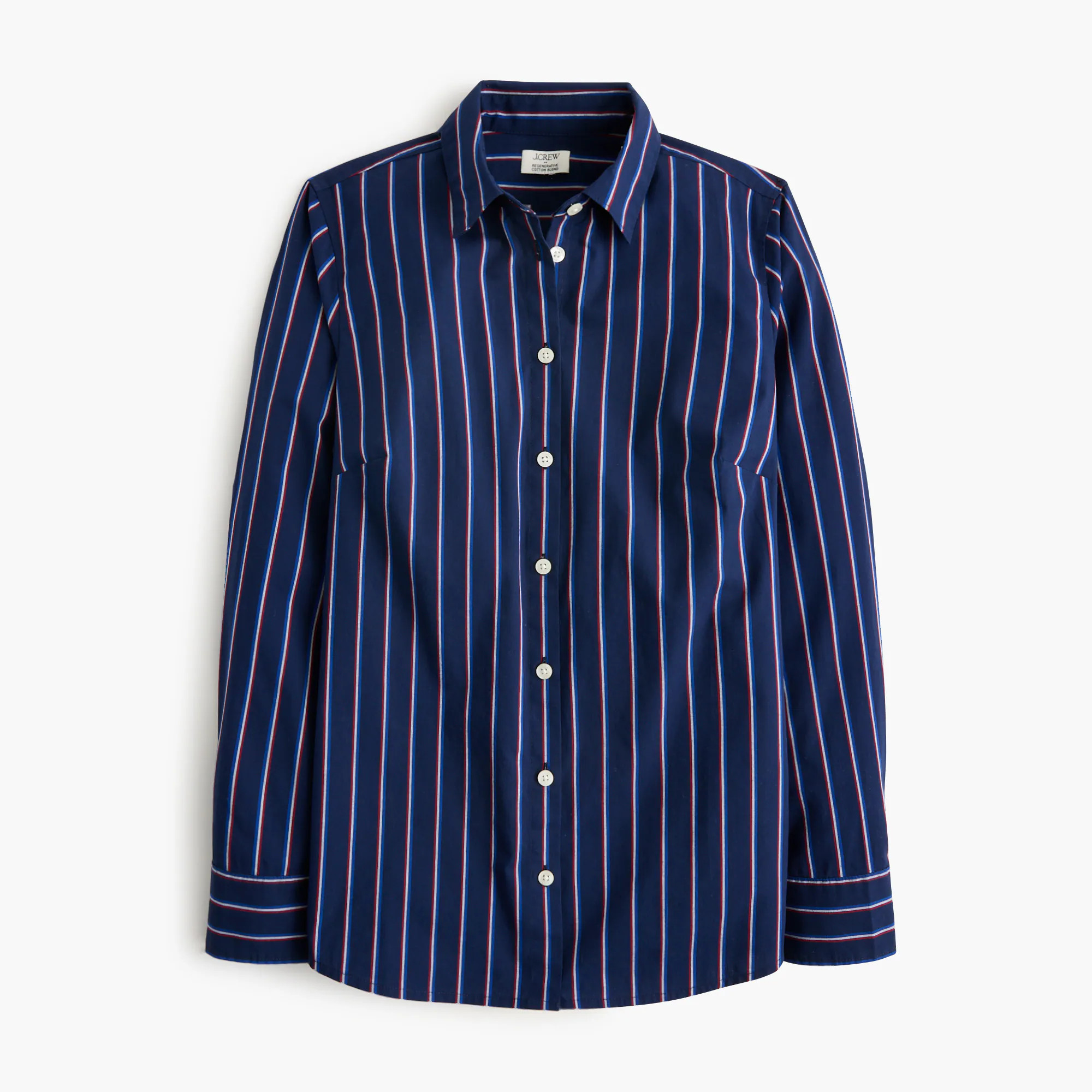 Poplin button-up shirt in signature fit | J.Crew Factory