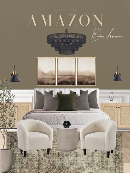 Amazon Modern Organic Bedroom Decor 

amazon | home decor | master bedroom | modern organic | bed frame | area rug | accent chair | nightstand | bedroom refresh | above bed decor | wall art 

#LTKfamily #LTKhome #LTKfindsunder100