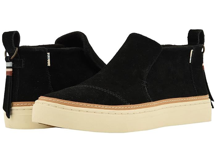 TOMS Paxton Water-Resistant Slip-Ons (Black Suede) Women's Slip on Shoes | Zappos