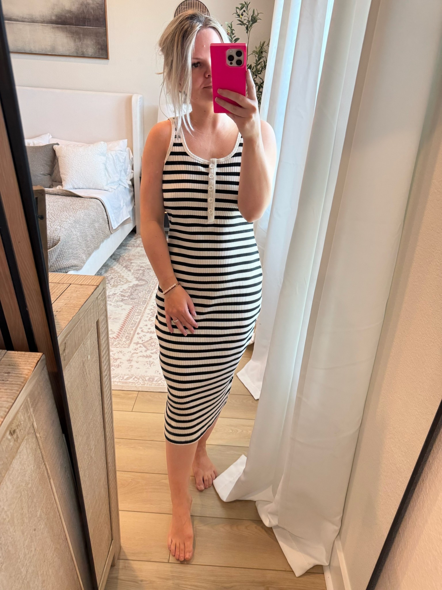 Wide strap stripe dress 

#LTKSeasonal #LTKootd