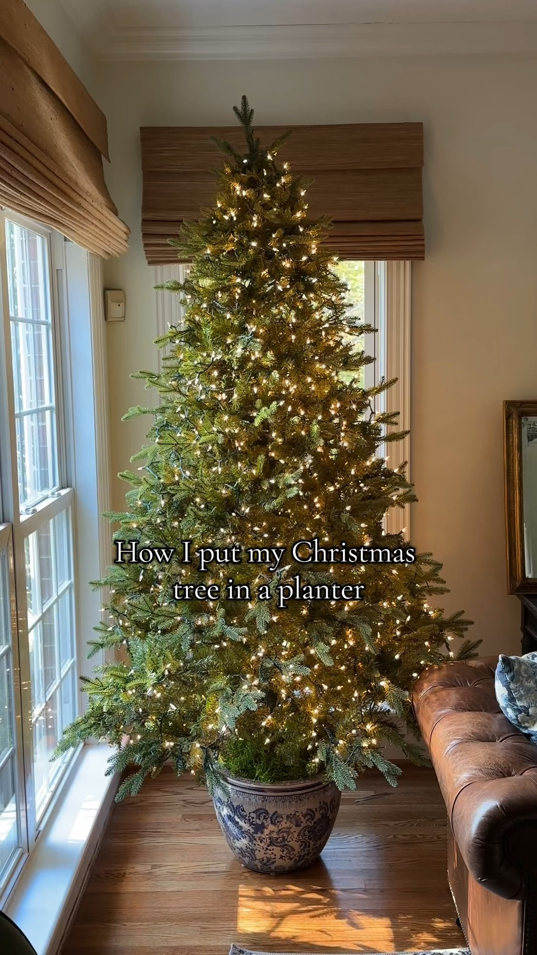 How to put your Christmas tree in a chinoiserie planter

#LTKHome